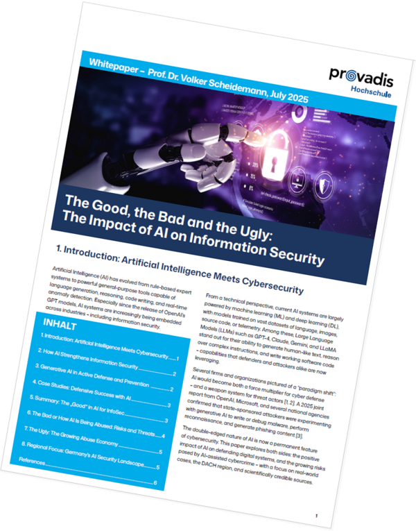 Weißes Papier über KI und Cybersicherheit