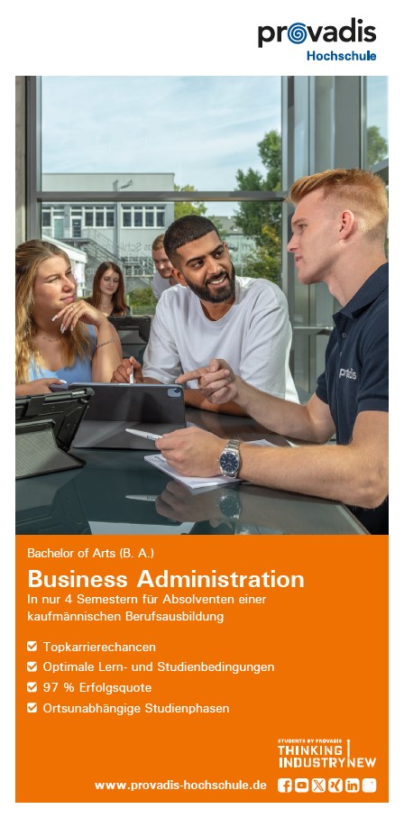 Factsheet Bachelor Business Administration verkürzt
