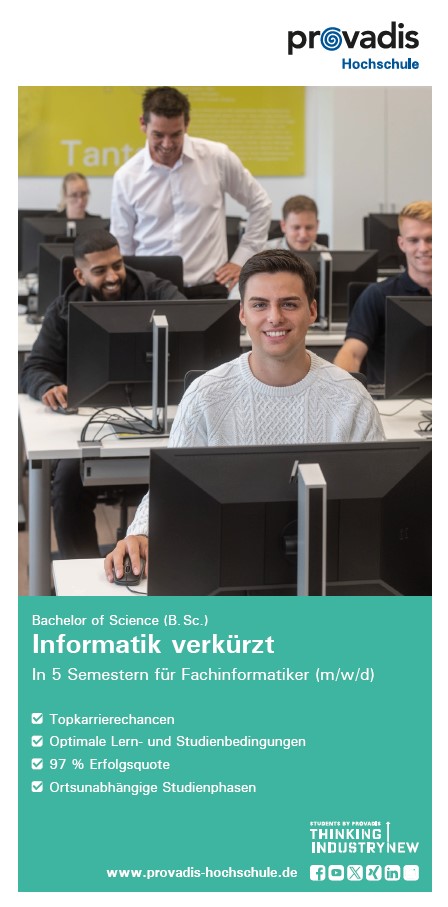 Factsheet Bachelor Informatik verkürzt