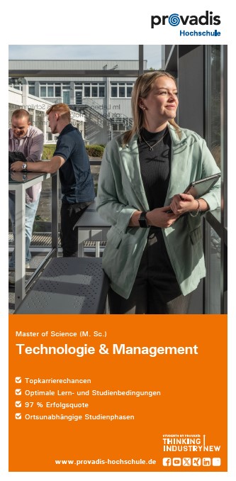 Factsheet Technologie & Management (Master of Science)