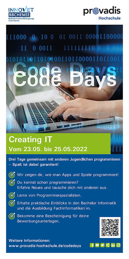 Infoflyer Code Days 2022